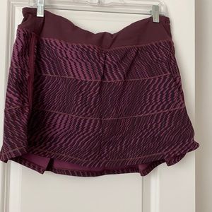 Maroon Lululemon Skort